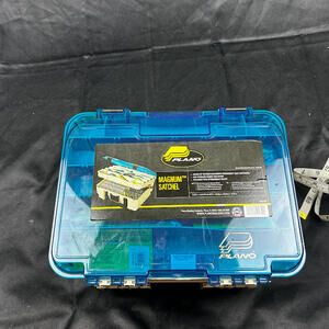 Plano Magnum Satchel Tackle Box w/ Fishing Accessories Lures Storage Case